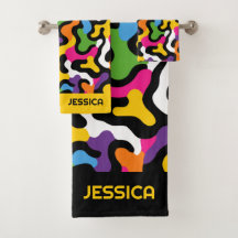 Retro y2k Aesthetic Abstract Swirls Colourful Name