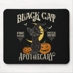 Retro Y Halloween Costume Black Cat M Athecary  Mouse Mat