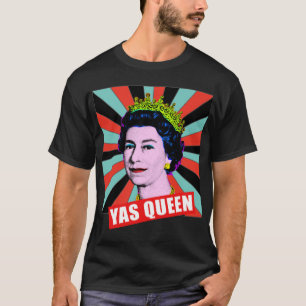 Retro Yas Queen Elizabeth II Her Royal Highness Qu T-Shirt