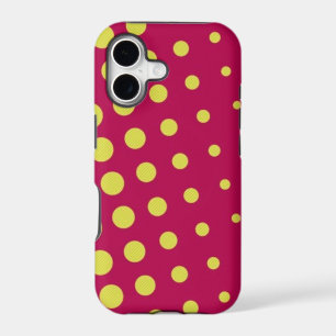 Retro yellow dots