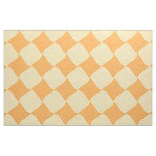 Retro Yellow Pattern Fabric