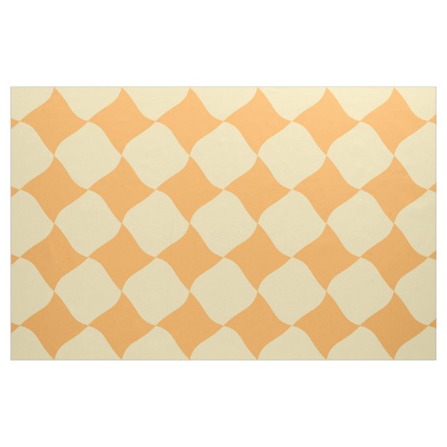 Retro Yellow Pattern Fabric (Yard)