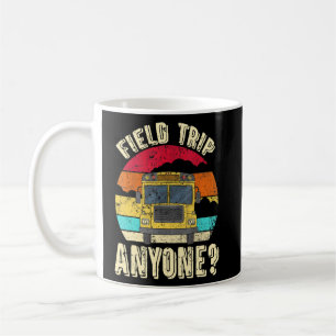 Retro Yellow School Bus for School Bus Driver and Coffee Mug