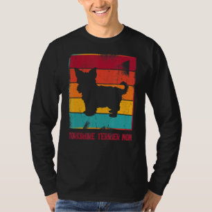 Retro Yorkshire Terrier Mum Owner Mother Pet Mama T-Shirt