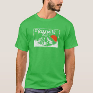 Retro Yosemite National Park Half Dome Vintage 80s T-Shirt
