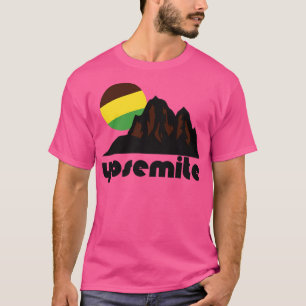 Retro Yosemite Tourist Souvenir National Park Desi T-Shirt