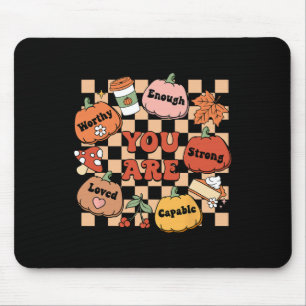 Retro You Are Pumpkin Fall School Counsellor Thank Mouse Mat