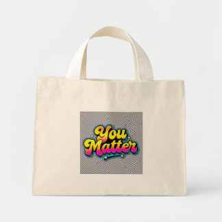 Retro You Matter Tote Bag | Mental Health Gift