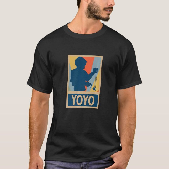 Retro Yoyo   Yoyo Toy Game Pastime YOYO T-Shirt (Front)