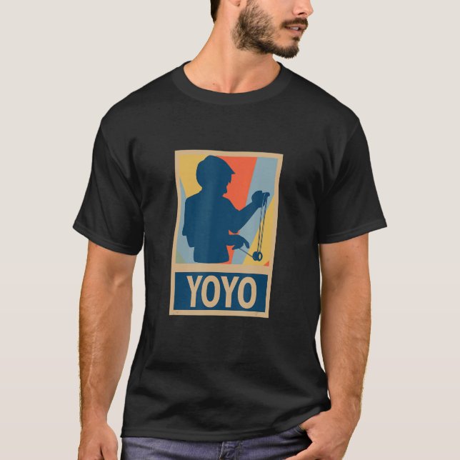 Retro Yoyo     Yoyo Toy Game Pastime YOYO T-Shirt (Front)