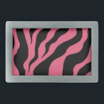 Retro Zebra Print Belt Buckle Gift<br><div class="desc">The design is from original art.</div>