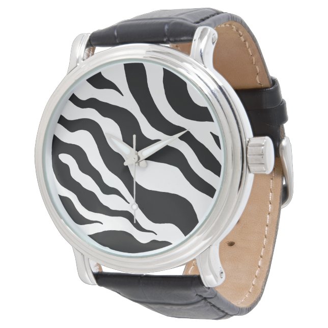 Retro Zebra Watch (Angled)