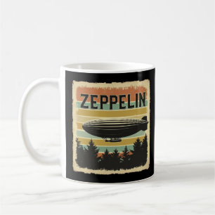 Retro Zeppelin Dirigible Airship Zepelin Zepplin Coffee Mug