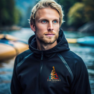 Retro Zion Narrows Kayaking Hoodie