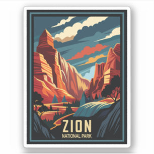Retro Zion National Park 