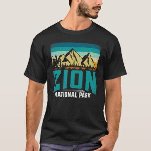 Retro Zion National Park US Vintage Utah Adventure T-Shirt