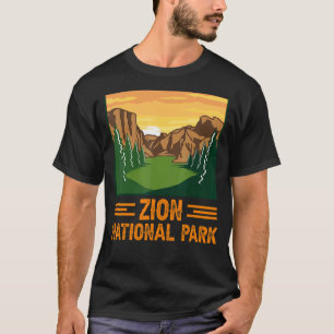 Retro Zion National Park US Vintage Utah Adventure T-Shirt