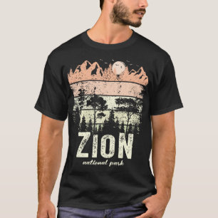 Retro Zion National Park Zion Nature Park Us Vinta T-Shirt