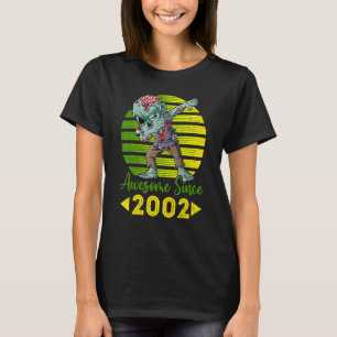Retro Zombie Dabbing Awesome Since 2002 20th Bday  T-Shirt