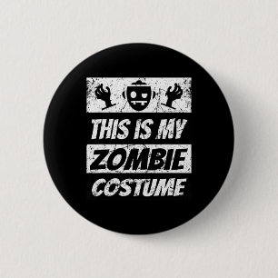 Retro Zombies Halloween Boys Kids Funny Costume  6 Cm Round Badge