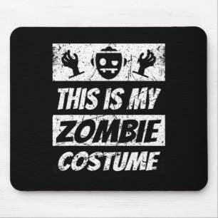 Retro Zombies Halloween Boys Kids Funny Costume  Mouse Mat