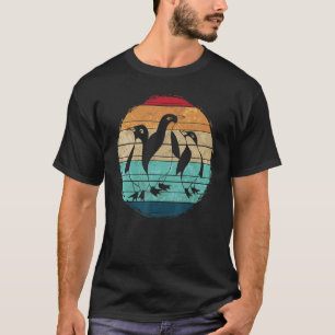 Retro Zoo Bird Penguin Antarctica Animal Penguin T-Shirt