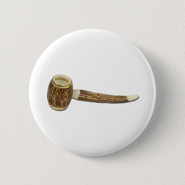 RetroCarvedPipe112010 6 Cm Round Badge (Front)