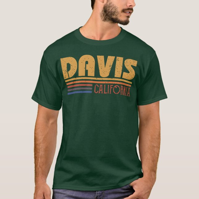 RetroDavisCaliforniaVintagePullover gift T-Shirt (Front)