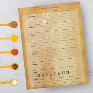 Retrofuturistic Steampunk Airship Keys Gears Decor Notepad