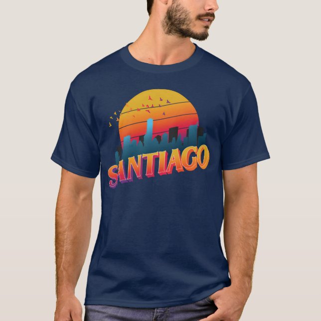 Retroravelo Sago City Chile Holiday gift T-Shirt (Front)
