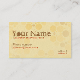 RetroRoundy Business Card