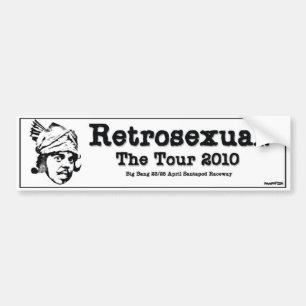Retrosexual Tour - Bumper Sticker