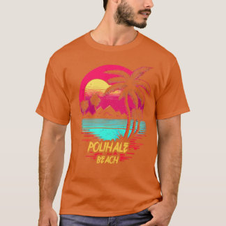 Retrowave Beach Polihale Beach T-Shirt