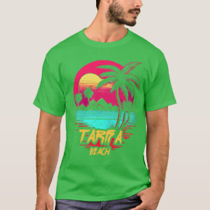 Retrowave Beach Tarifa Beach T-Shirt