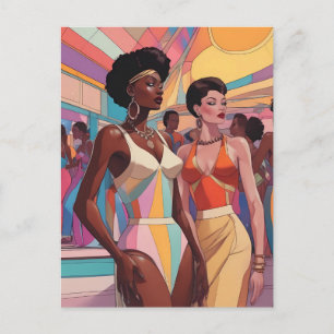 Retrowave Party 1980 Postcard