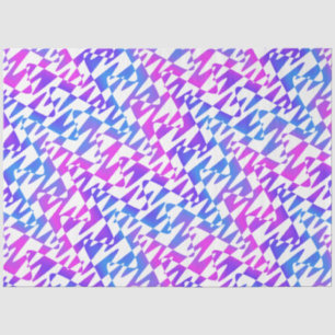 retrowave ripple - gradient twilight on white : tissue paper