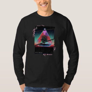 Retrowave roots of tree indie life and Lofi japan T-Shirt