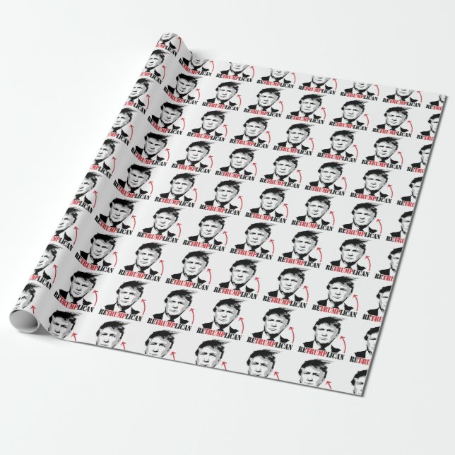 Retrumplican Wrapping Paper (Unrolled)