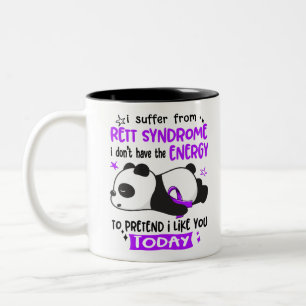 Rett Syndrome Awareness Month Ribbon Gifts Two-Tone Coffee Mug