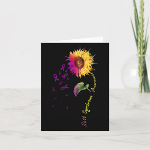Rett Syndrome Awareness Sunflower Card