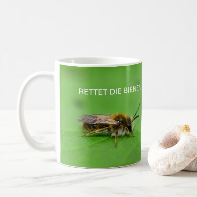 Rettet die Bienen Coffee Mug (With Donut)