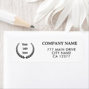 Return Address Business Label Brand Logo