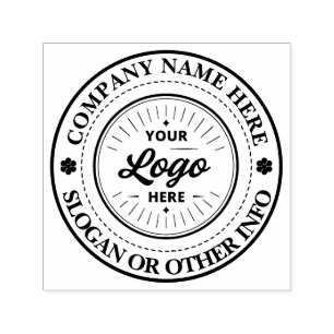 Return Address Business Stamp   Brand Logo Stamps