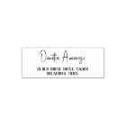 Return Address Casual Minimalist Calligraphy Name