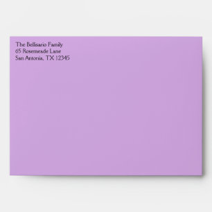 Return Address Envelope for 5"x7" Size Products