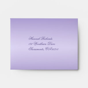 Return Address Envelope for Reply Card