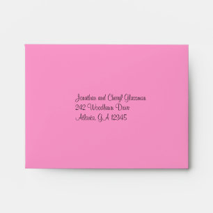 Return Address Envelope for RSVP Card