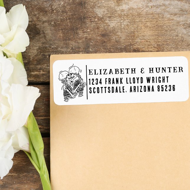 Return Address Gothic Skeleton Wedding Customised (Creator Uploaded)