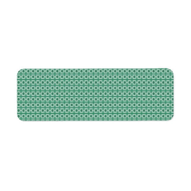 Return Address Label (Front)