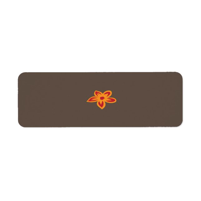 Return Address Label (Front)